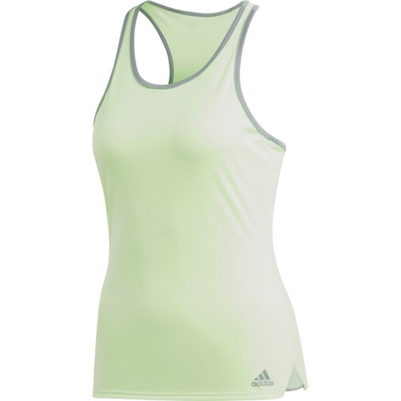 Adidas Women’s Club Tennis Tank Glow Green/Gray-M - Picture 5 of 6